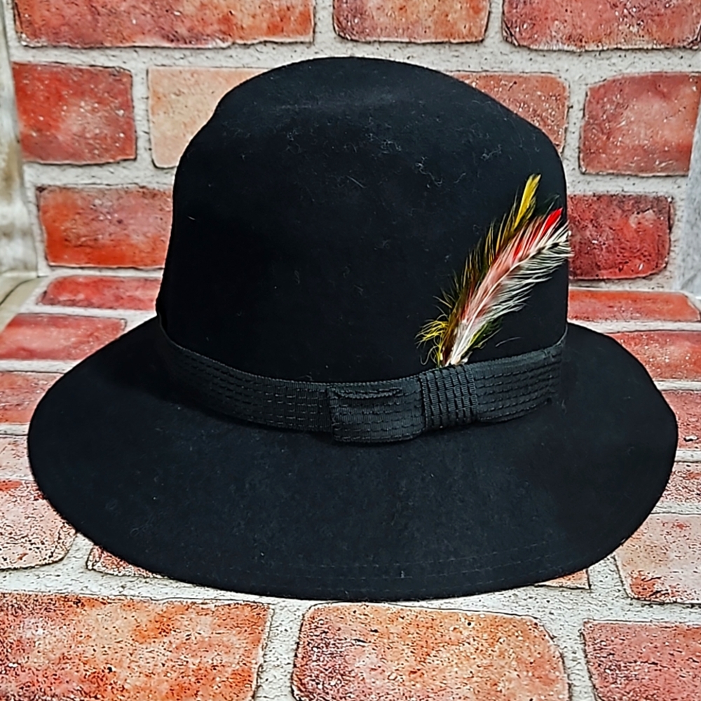 GEO BOLLMAN Vtg 100% wool felt hat